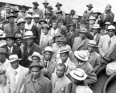 Caribbean migrants to Britain